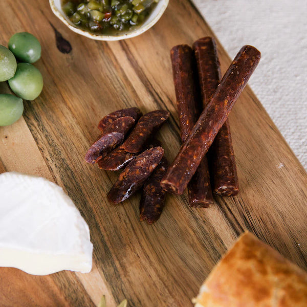 Kiwi Artisan Dry Aged Wild Venison Deer Sticks (Garlic Pepper)