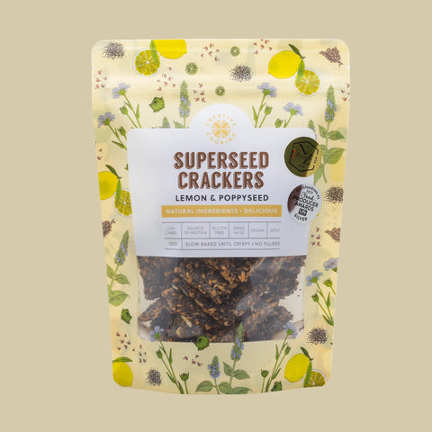 Superseed Crackers - Lemon and Poppyseed