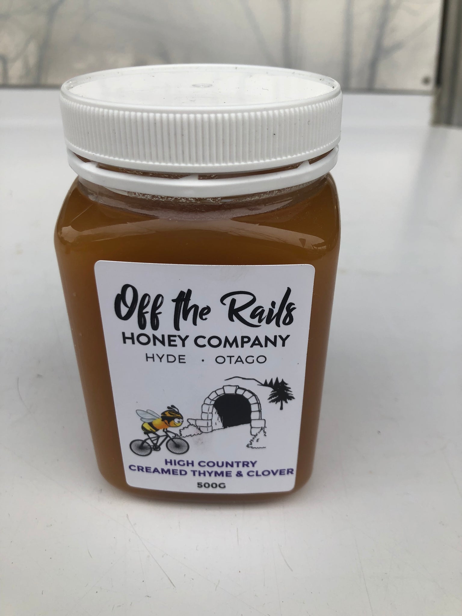 Off the Rails High Country Creamed Clover & Thyme Honey 500g